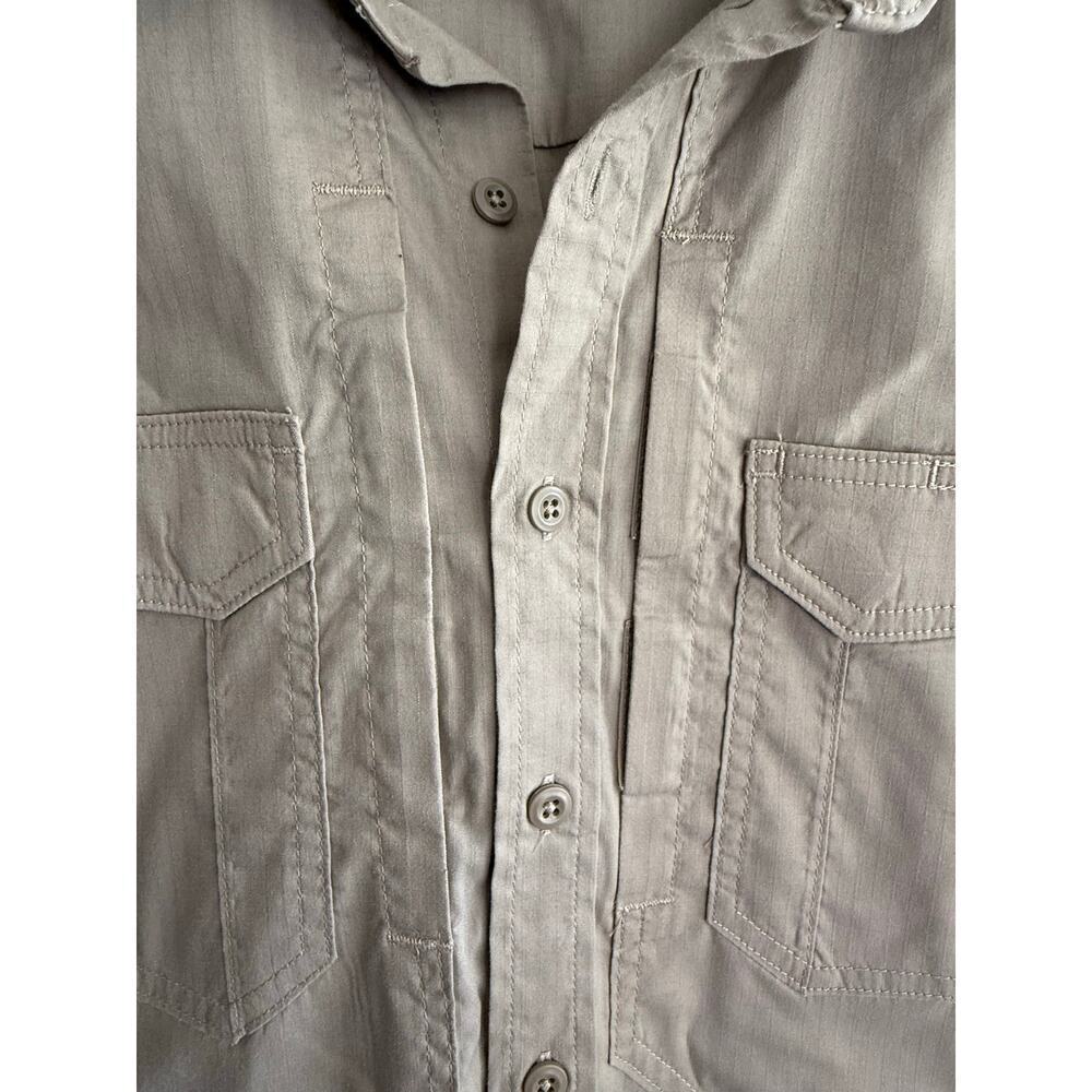 5.11 Tactical Button Up Shirt Mens XL Tan Long Sleeve Utility Outdoor Workwear - Picture 11 of 11